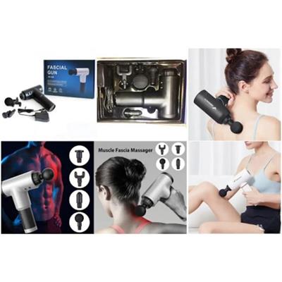 4 Başlıklı 6 Kademeli Şarjlı Masaj Tabancası 