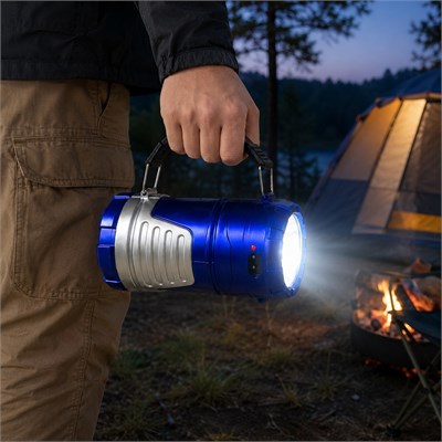 7088A Solar Şarjlı Kamp Feneri 12 LED 1W Güçlü El Feneri 1000 mAh Bataryalı USB Şarjlı Taşınabilir Kamp Lambası Acil Durum Aydınlatması