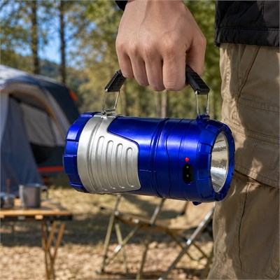 7088A Solar Şarjlı Kamp Feneri 12 LED 1W Güçlü El Feneri 1000 mAh Bataryalı USB Şarjlı Taşınabilir Kamp Lambası Acil Durum Aydınlatması