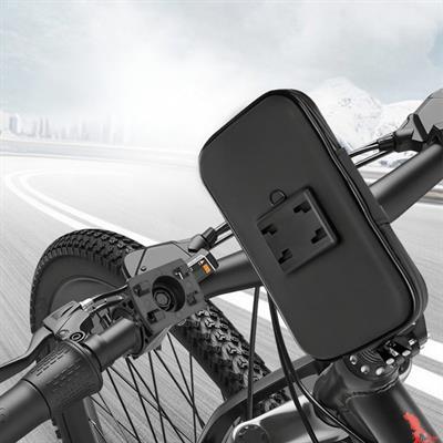 ACL T52 Motosiklet Telefon Tutucu Su Geçirmez Fermuarlı Dokunmatik Ekranlı 360 Derece Dönebilen Telefon Kılıfı Motor Tutucu