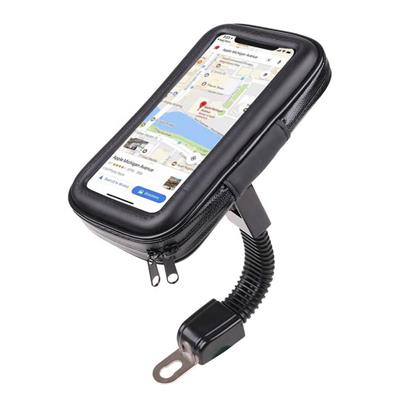 ACL T52 Motosiklet Telefon Tutucu Su Geçirmez Fermuarlı Dokunmatik Ekranlı 360 Derece Dönebilen Telefon Kılıfı Motor Tutucu
