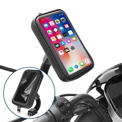 ACL T52 Motosiklet Telefon Tutucu Su Geçirmez Fermuarlı Dokunmatik Ekranlı 360 Derece Dönebilen Telefon Kılıfı Motor Tutucu