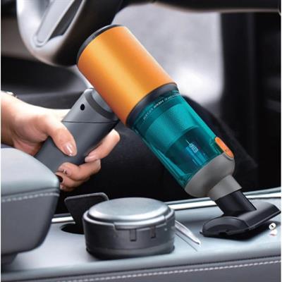 AHV-27 Şarjlı Araç İçi Süpürge Taşınabilir Çantalı Metal Filtreli Ve 2 Adet Yedek Filtreli Katlanabilir 20.000Pa Vakum Üfleme Özellikli 3 Kademeli Araç Süpürgesi