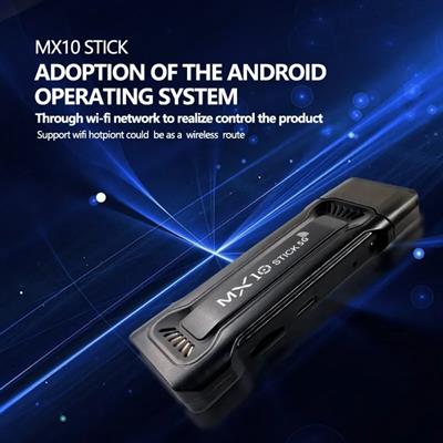 Android TV MX10 Stick 4K Ultra HD Android TV Box TV Stick Google Assistant 5G WiFi Smart TV Dönüştürücü Medya Oynatıcı