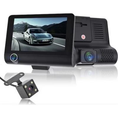 Araç İçi Kamera 3 Kameralı(Ön+İç+Arka) Full Hd 1080P