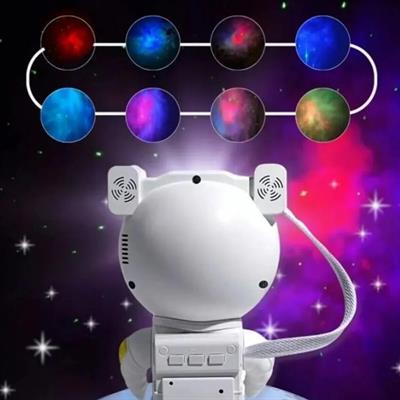 Astronot Işıklı 360 Derece Dönen Gece Lambası