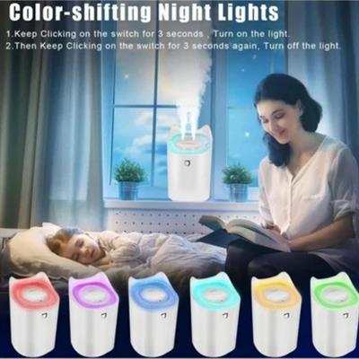 Beyaz Humıdıfıer Hava Nemlendirici Büyük Kapasiteli 3000ml Ultrasonik Aroma Difüzörü