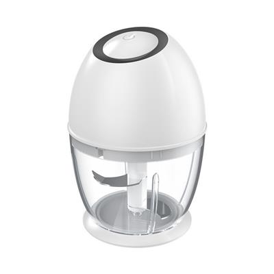 Beyaz SHB7503 Şarjlı Mini Doğrayıcı 450 ml Kablosuz Mutfak Rondosu Sarımsak Sebze Kuruyemiş Doğrayıcı 3 Bıçaklı Pratik Mutfak Robotu 