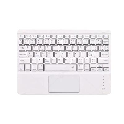 Beyaz Yuvarlak Tuşlu Bluetooth Kablosuz Klavye