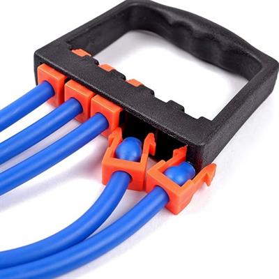 BSR305 5 Lastikli Göğüs Yayı Direnç Lastiği Egzersiz Aleti 64 Cm Kol Omuz Göğüs Sırt Bilek Çalıştırıcı Antrenman Yayı