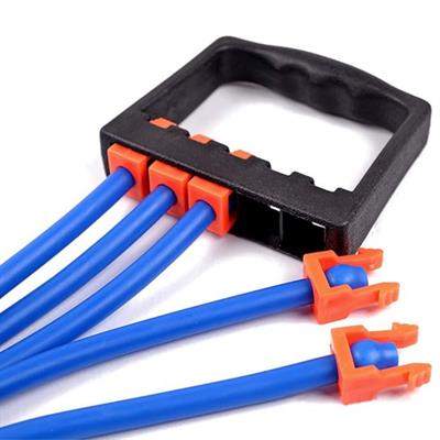 BSR305 5 Lastikli Göğüs Yayı Direnç Lastiği Egzersiz Aleti 64 Cm Kol Omuz Göğüs Sırt Bilek Çalıştırıcı Antrenman Yayı