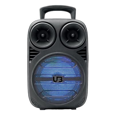 BT612 Speaker 6.5 İnç Bluetooth Taşınabilir Karaoke Hoparlör Mikrofonlu Rgb Işıklı Usb Tf Kart Destekli Kablosuz Ses Bombası
