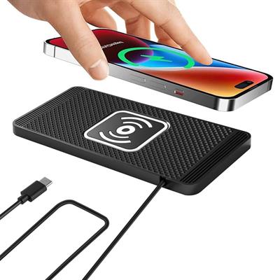 C9 Kablosuz Araç İçi Şarj Cihazı Masa Üstü Telefon Şarj Aleti Pedi 39 inç Kablo Otomatik Algılama Kaymaz Şarj Matı