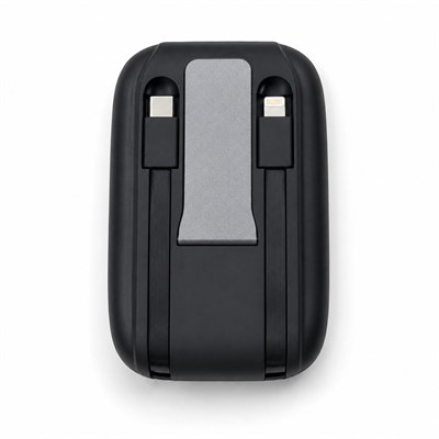 CK90 10000 mAh 4ü 1 Arada Powerbank 22.5W Hızlı Şarj Manyetik Kablosuz Şarj Akıllı Saat Şarjı Dahili Type C ve Lightning Kablolu Standlı Powerbank