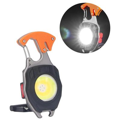 Çok Fonksiyonlu Mini Led Lamba Anahtarlık ve Çakmak USB Şarjlı 7 Modlu Taşınabilir Kamp Anahtarlık