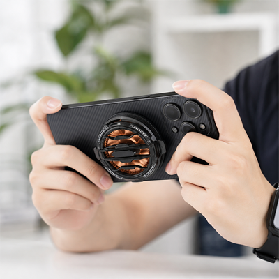 CX07 Manyetik Telefon Soğutucu Fan 15W Güçlü Hızlı Soğutma Sessiz Çalışma 5V 3A Mobil Oyun Telefon Soğutucu