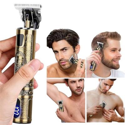 GW-9748 Dijital Göstergeli Çizik Tıraş Makinesi Seti Saç Sakal Traş Makinesi