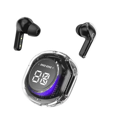 Dijital Göstergeli Şeffaf Kablosuz Bluetooth Kulaklık Ultrapods Pro Earbuds V5.3 ACB-60 6266