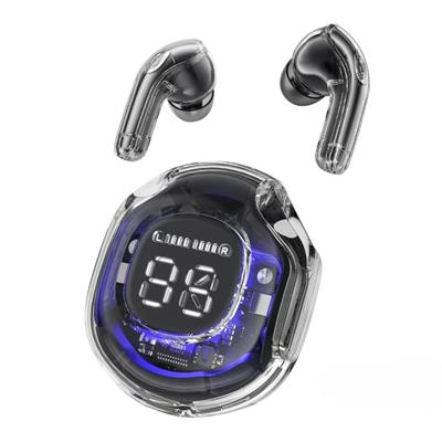 Dijital Göstergeli Şeffaf Kablosuz Bluetooth Kulaklık Ultrapods Pro Earbuds V5.3 ACB-60 6266