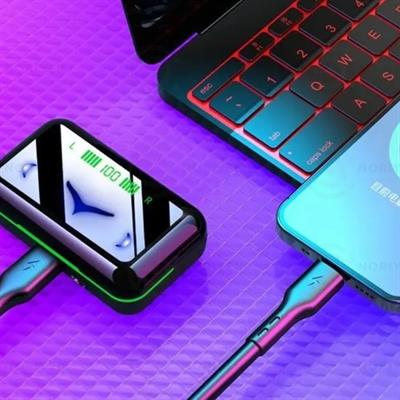 E10 Işıklı Powerbanklı Kulak İçi Bluetooth Kulaklık