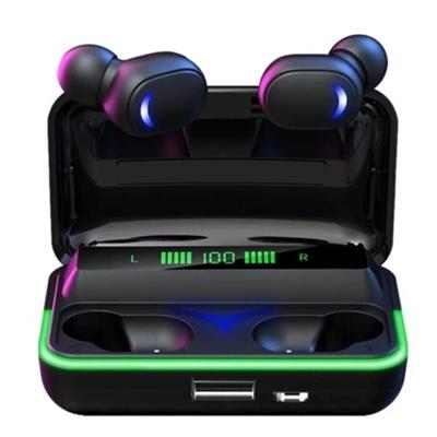 E10 Işıklı Powerbanklı Kulak İçi Bluetooth Kulaklık