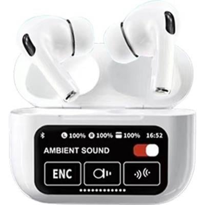 ED Beyaz Dijital Göstergeli Kulak İçi Bluetooth Kulaklık