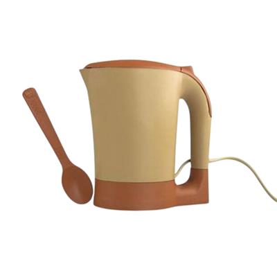 Elektirikli Su Isıtıcı Kaşık Hediyeli Cezve Tipi 0.60-0.90 Litre Kapasiteli 1000W Çay Kahve Isıtma Makinesi Mini Kettle Kahve Makinesi