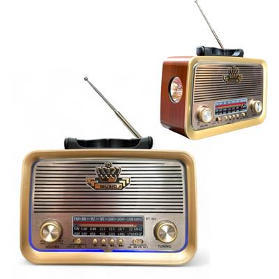 Everton RT-301 Taşınabilir Nostaljik Radyo Bluetoothlu Fenerli Hoparlör