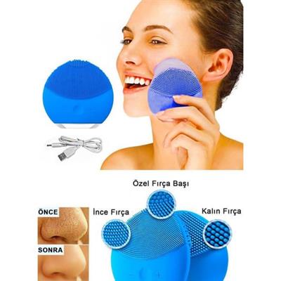 Mavi Forever Şarjlı Titreşimli Cilt Temizleme Cihazı 