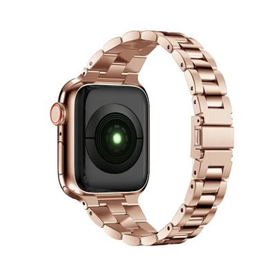 G39 41mm Rose Gold 3 Kordonlu Bileklik Küpe Ve Yüzük Hediyeli Akıllı Saat