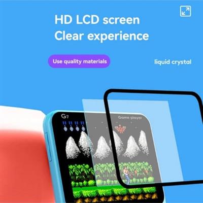 G7 3.5 İnç LCD Ekran 666 Oyunlu Taşınabilir Atari Retro Arcade El Konsolu 