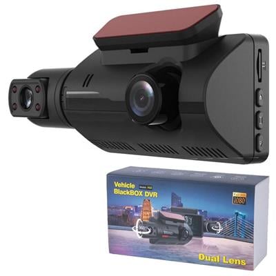Gece Görüşlü 1080P Çift Lens Araç İçi Kamera