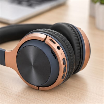 Gri BT830 Kablosuz Bluetooth 5.0 Kulak Üstü Kulaklık TF Kart Destekli Aux Girişli Şarj Edilebilir Kulaklık