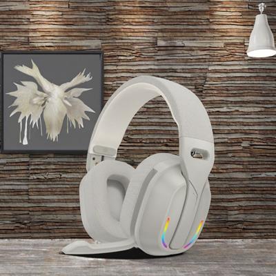 Gri PG-B500 RGB Işıklı Kablosuz Bluetooth 5.4 Mikrofonlu Oyuncu Kulaklığı Gaming Headset Şarjlı Yumuşak Kulak Pedli Stereo Kulaklık Kulaküstü Kulaklık
