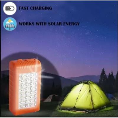 GS-875 Güneş Enerjili Taşınabilir Powerbank Ve Fener 32 Led Işıklı Kamp Lambası
