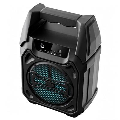 GTS1283 6.5 İnç Taşınabilir Kablosuz Hoparlör Mikrofonlu Şarjlı Bluetooth Speaker Usb Tf Kart Fm Radyo Destekli Işıklı Ses Bombası