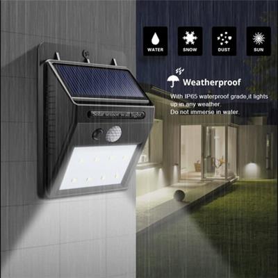 Güneş Enerjili Sensörlü 20li Bahçe Sokak Ledli Işıklandırma