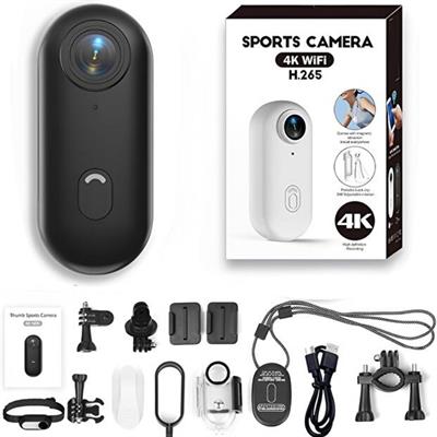 H.264 Geniş Açı Lensli Wifi Spor ve Vlog Kamerası 1080P