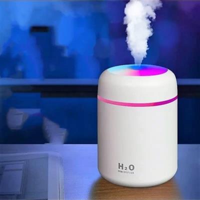 H2-O Hava Nemlendirici LED Işıklı Mini Oda Nemlendirici ve Taşınabilir Buhar Makinesi