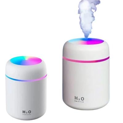 H2-O Hava Nemlendirici LED Işıklı Mini Oda Nemlendirici ve Taşınabilir Buhar Makinesi