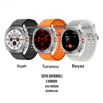 Haino Teko-1 Amoled Ekran 3 Kordonlu Su Geçirmez Akıllı Saat