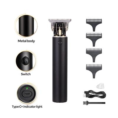 Hasuba HS-085 Profesyonel Saç Kesme Makinesi Şarjlı & Kablolu Kullanım USB Şarjlı Lityum Pilli Tıraş ve Sakal Makinesi Berber Tipi Traş Makinesi