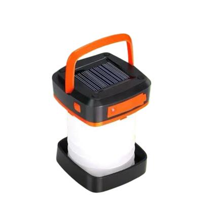 Turuncu HS-71 Katlanabilir Kamp Lambası USB Şarj Edilebilir Led Işıklı Fener 