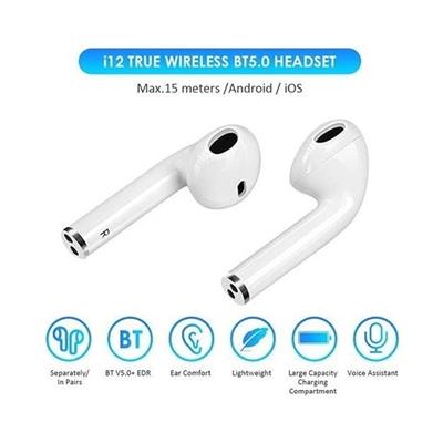 İ12 Beyaz Tws Kulak İçi Bluetooth Kulaklık