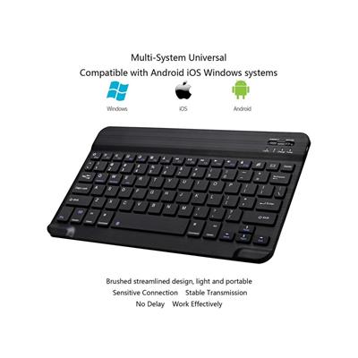 JV-330 Siyah Kare Tuşlu Bluetooth Kablosuz Klavye