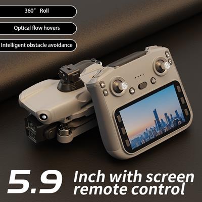K19 Max HS322 GPS Geri Dönüşlü Çift Kameralı Engel Algılamalı Katlanabilir Hd Kameralı Drone Ekran Kumandalı