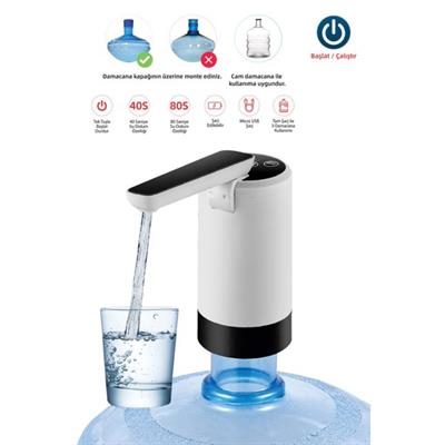 Katlanabilir Otomatik Şarjlı Su Damacana Pompası 