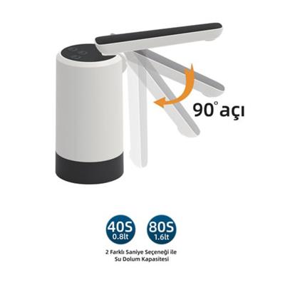 Katlanabilir Otomatik Şarjlı Su Damacana Pompası 