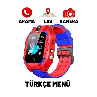 Kırmızı Sim Kartlı Çocuk Saati S10 Akıllı Saat