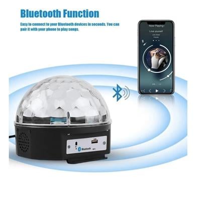 Led Işıklı Bluetooth Hoparlörlü Disko Topu